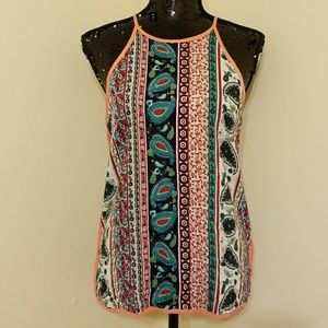 Beautiful paisley patterned shirt.